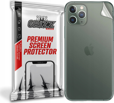 Folie mbrojtëse mbrapa GrizzGlass për Apple iPhone 11 Pro Max, satën, transparente