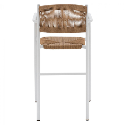 Stool alumini HM5785.01, bardhë/ bezhë