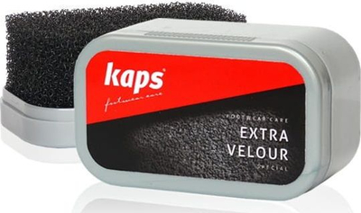 Sfungjer pastrimi për zamsh dhe nubuk Kaps Extra Velour, transparent, për të gjitha ngjyrat