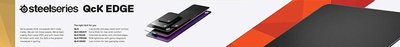 Mauspad SteenSeries QcK Edge Large, i zi