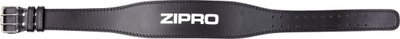 Rrip fitnesi Zipro Power Belt, lëkurë, me jastëk tek mesi, i zi