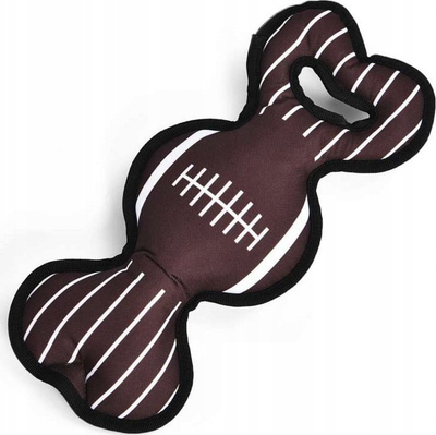 Lodër pelushi për qen Barry King Rugby, me tingull, 33.5 x 15cm