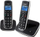 Telefon pa kabllo Fysic FX 6020 Twin, për të moshuar, 2 receptorë, i zi