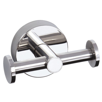Varëse dyshe banjoje Kamalu Kaman Line Mira 22, çelik inox 304, 9 x 5.5 cm, krom me shkëlqim