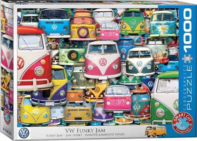 Puzzle Eurographics VW Funky Jam, 1000 copa, shumëngjyrësh