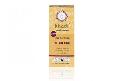 Ngjyrë për flokë Khadi Henna, Dark Blonde, 100g