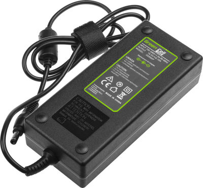 Adapter për laptop Green Cell, 120 W, 2.5 mm, 6.1 A,19.5 V, i zi