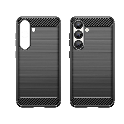 Куќиште за телефон Hurtel Carbon за iPhone 16e, TPU, против удари, црно