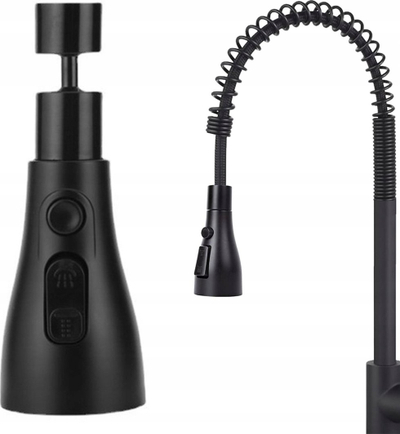 Zgjatim rubineti Noveen XL1077, dyfunksional, rrotullim 360°, i zi