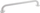 Shufër mbajtëse për banjo Thema Lux SG-01, 60 cm, metal, e bardhë