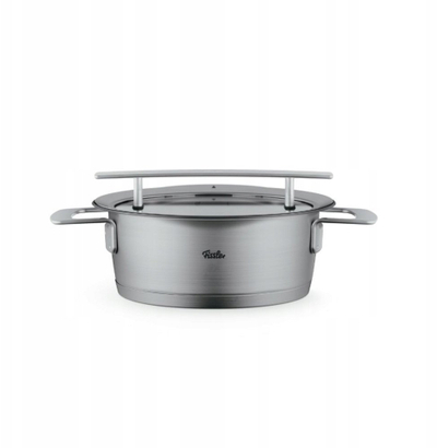 Tenxhere e ulët Fissler Phi Collection, 2.3L, 20cm, inoks argjendtë
