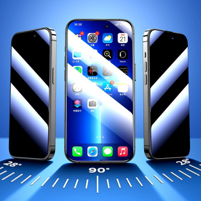 Xham mbrojtës Joyroom Knight, Privacy 2.5D, për iPhone 14 Pro Max, i zi