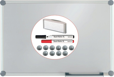 Tabelë magnetike Silver Board 2000, 600 x 900 mm, e bardhë