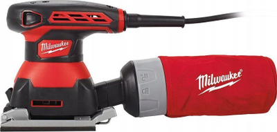 Sharrë orbitale Milwaukee SPS 140, 260W, me qese pluhuri, kuqe e zezë