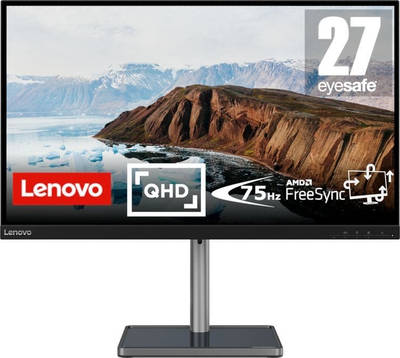 Monitor Lenovo L27q-38 (66F5GAC2EU), 27", WQHD, i zi