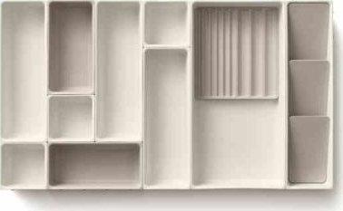Set organizues grimi Viva Joseph Joseph, 12 pjesë, modular, transparent