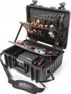 Set veglash Wiha XL SHK 45237, 113 copë, kuti 51 x 22 x 42 cm, e zezë