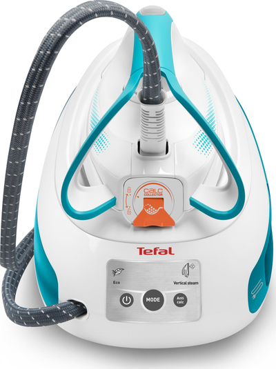 Stacion avulli për hekurosje Tefal SV8010, 2800W, 6 bar, bardh e kaltër