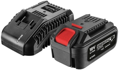 Set baterie energjie Graphite+ 18V, 4.0 Ah me karikues