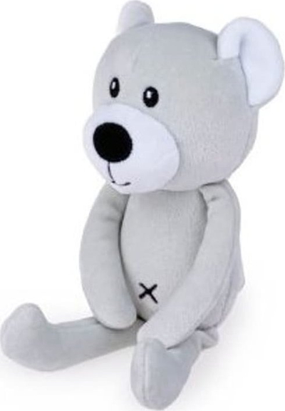 Lodër arush pelushi Tulimy Teddy Bear Balibazoo, 19cm, gri e hapur