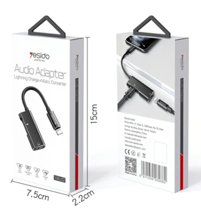 Adapter Iphone To Type-c Audio & Charging