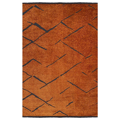 Tepih me thekë të integruara, 160×230 cm HM7674.04, zezë