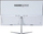 Monitor Hannspree HC240HFW, 23.8", Full HD, argjend-bardhë