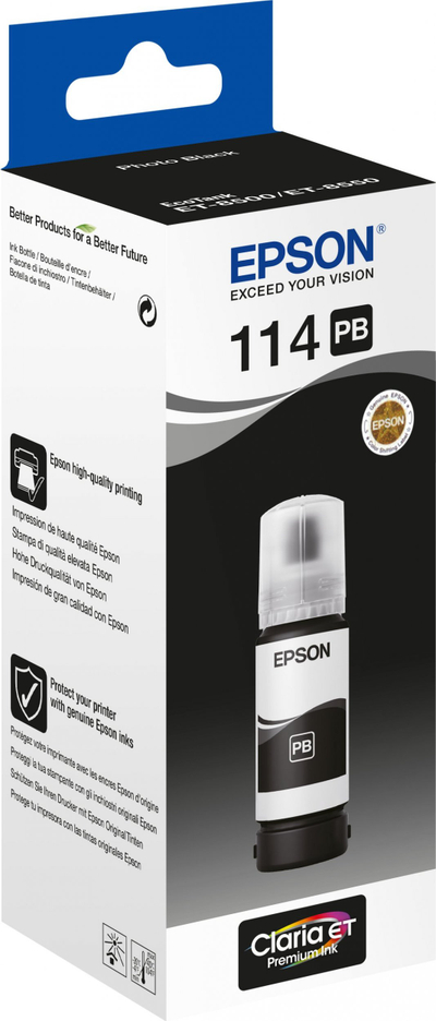 Bojë rimbushëse Epson 552, EcoTank, 70 ml, e zezë fotografike