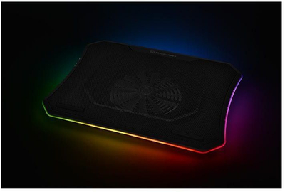 Mbajtëse/ftohëse për laptop Thermaltake Massive 20 (CL-N014-PL20SW-A), RGB, 19", e zezë