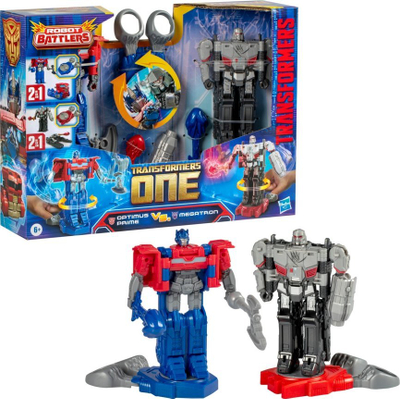 Lodër figurina Hasbro Transformers One Robot Battlers, set me 2 copë, 11.5 cm, shumëngjyrëshe