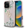 Футрола за телефон Guess Grained Roses Big 4G Logo за iPhone 16 Pro Max, со логотип 4G, розова