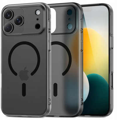 Mbulesë telefoni Tech-Protect MagSlim MagSafe për iPhone 17, matte, e zezë