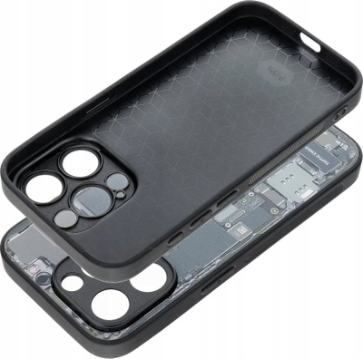 Futrollë Futera Tech WZR 2 për iPhone 13 Mini, xham i temperum, TPU, e zezë