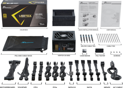 Burim energjie SeaSonic Vertex GX VERTEX-GX-850 , 850W
