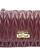 Çantë shpatulle Luisa Vannini Violette, lëkurë natyrale, 12x20x5 cm, e kuqe