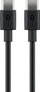 Kabllo USB Goobay USB C në USB C, 2 m, e zezë