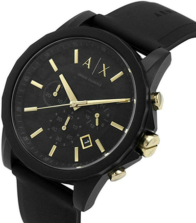Set dhuratë për meshkuj Armani Exchange Banks SET Outerbanks AX7105, orë dore + etiketë valixheje