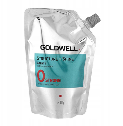 Krem për drejtim flokësh Goldwell Structure Shine Agent 1 Smoothing Cream 0 Strong, profesional, 400ml