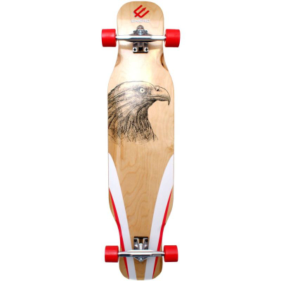 Longboard Enero Eagle, 105 cm, rrota PU, shumëngjyrëshe