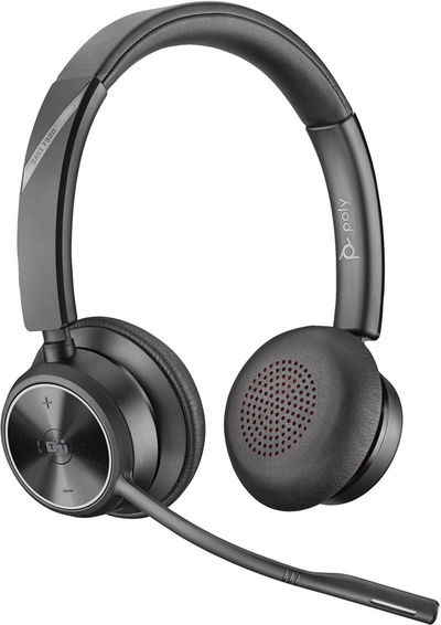 Слушалки без жици Poly Savi 7320 Office, DECT, микрофон со поништување шум, црни