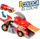 Kamion lodër T Racers Mix N Race Fire Launcher Truck, me lëshuës makinash, shumëngjyrësh