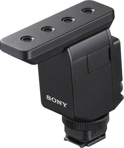 Mikrofon Sony ECM-B10 Shotgun, për kamera digjitale, wireless, i zi