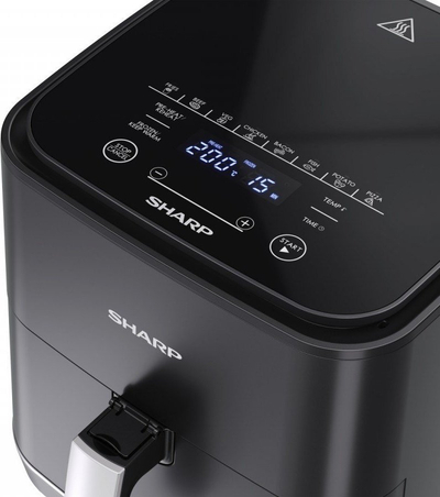 Fritezë me ajër Sharp Airy Fryer AF-GS552AE-B, 5.5L, 1650W, e zezë