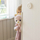 Lodër pellushi Teddykompaniet Deer Ronja, 25 cm, rozë e çelët