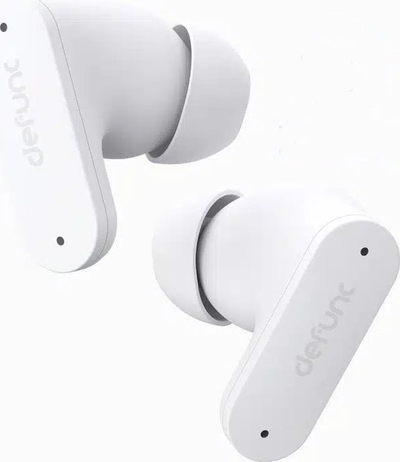 Kufje pa tela Defunc True ANC, Bluetooth 5.3, me heqje aktive të zhurmës, të bardha