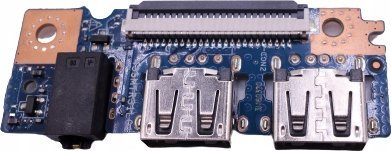 Port USB dhe audio Dell ASSY PWA DTRBD