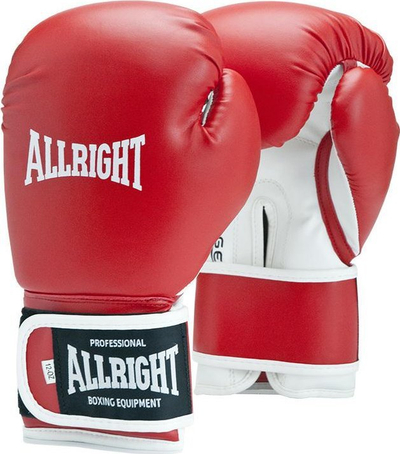 Doreza boksi Allright Power Gel, 10oz, të kuqe