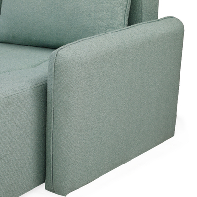 Sofa-Shtrat këndore Proton 225×94×70 Hcm (HM3272.06), gjelbër