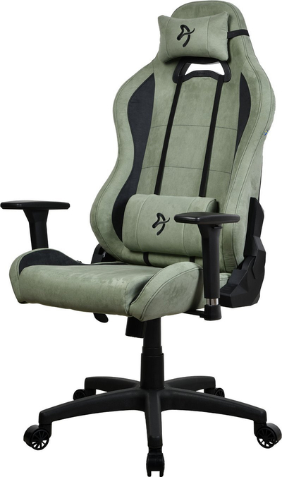 Karrige gaming Arozzi Torretta, Super Soft, ergonomike, jeshile e errët