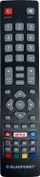 Pilot televizori Blaupunkt BLFRMC0008, butona YouTube Netflix, për modele BLA40 BLA49, i zi